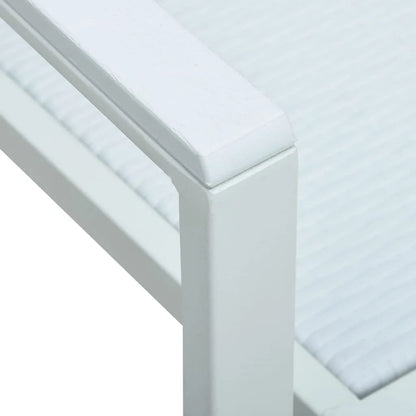 Set da Pranzo da Giardino 9 pz Bianco | homemem39