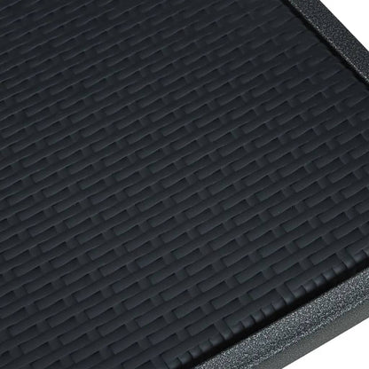 Set da Pranzo da Giardino 5 pz Nero - homemem39