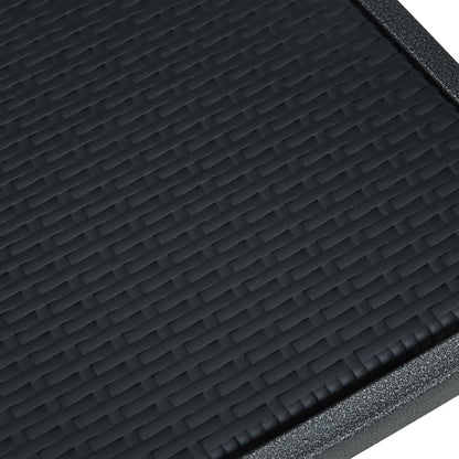 Set Mobili da Pranzo da Giardino 7 pz Nero - homemem39