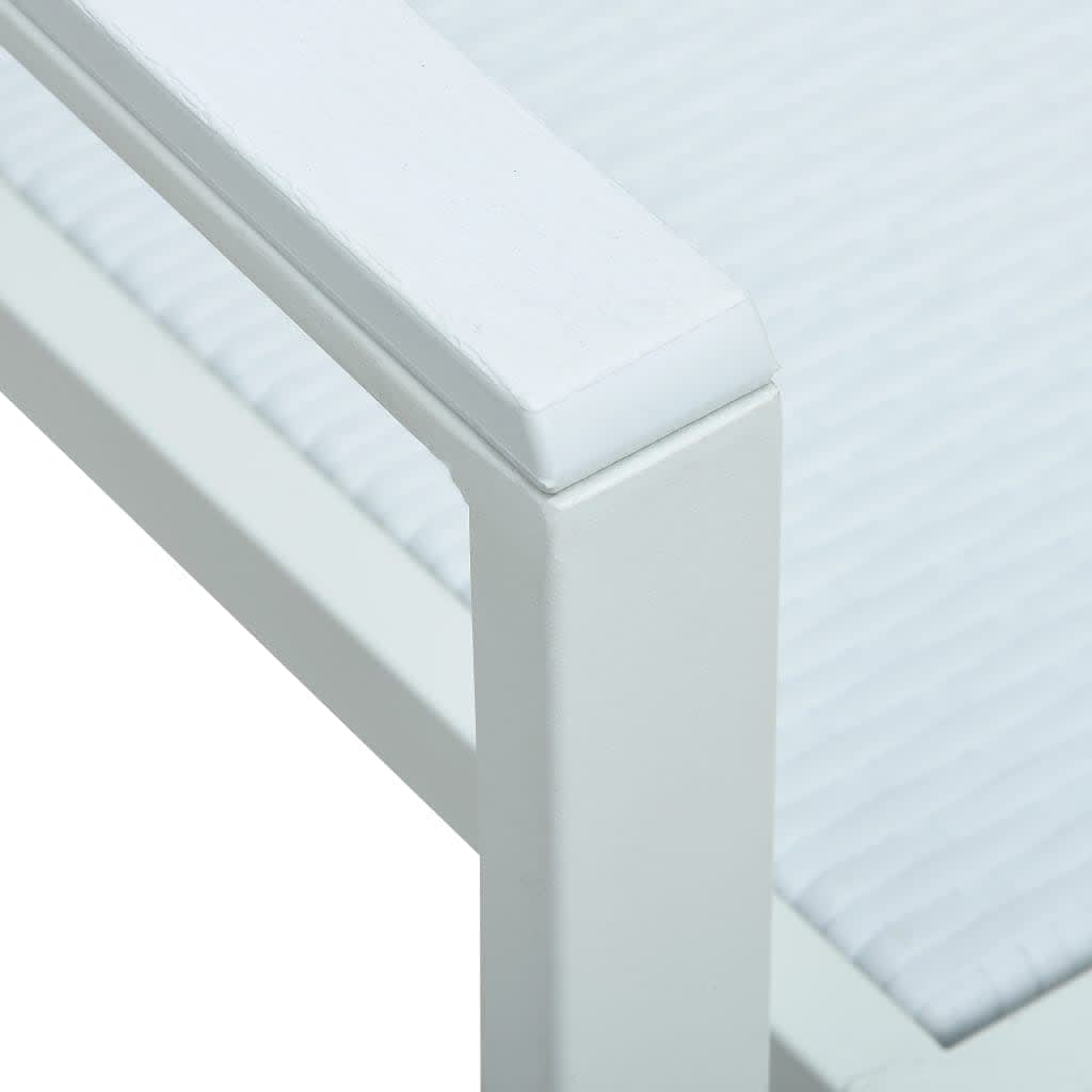 Set da Pranzo da Giardino 9 pz Bianco | homemem39