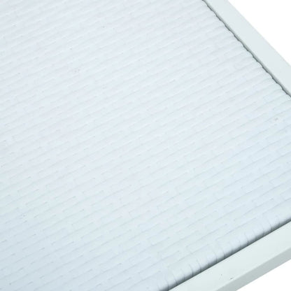 Set Mobili da Pranzo da Giardino 7 pz Bianco e Nero | homemem39