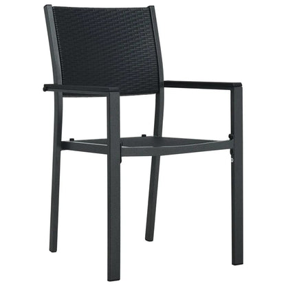 Set da Pranzo da Giardino 9 pz Nero | homemem39
