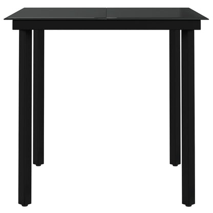 Set da Pranzo per Giardino 3 pz Marrone e Nero | homemem39