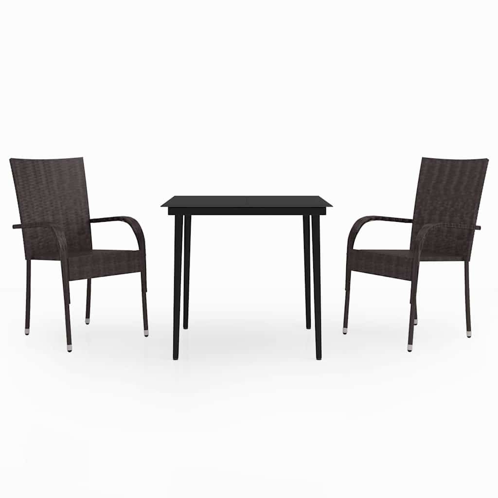 Set da Pranzo da Giardino 3 pz