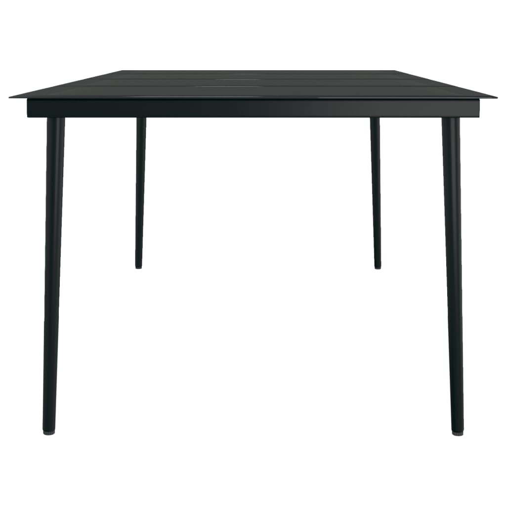 Set da Pranzo da Giardino 9 pz con Cuscini Grigio | homemem39