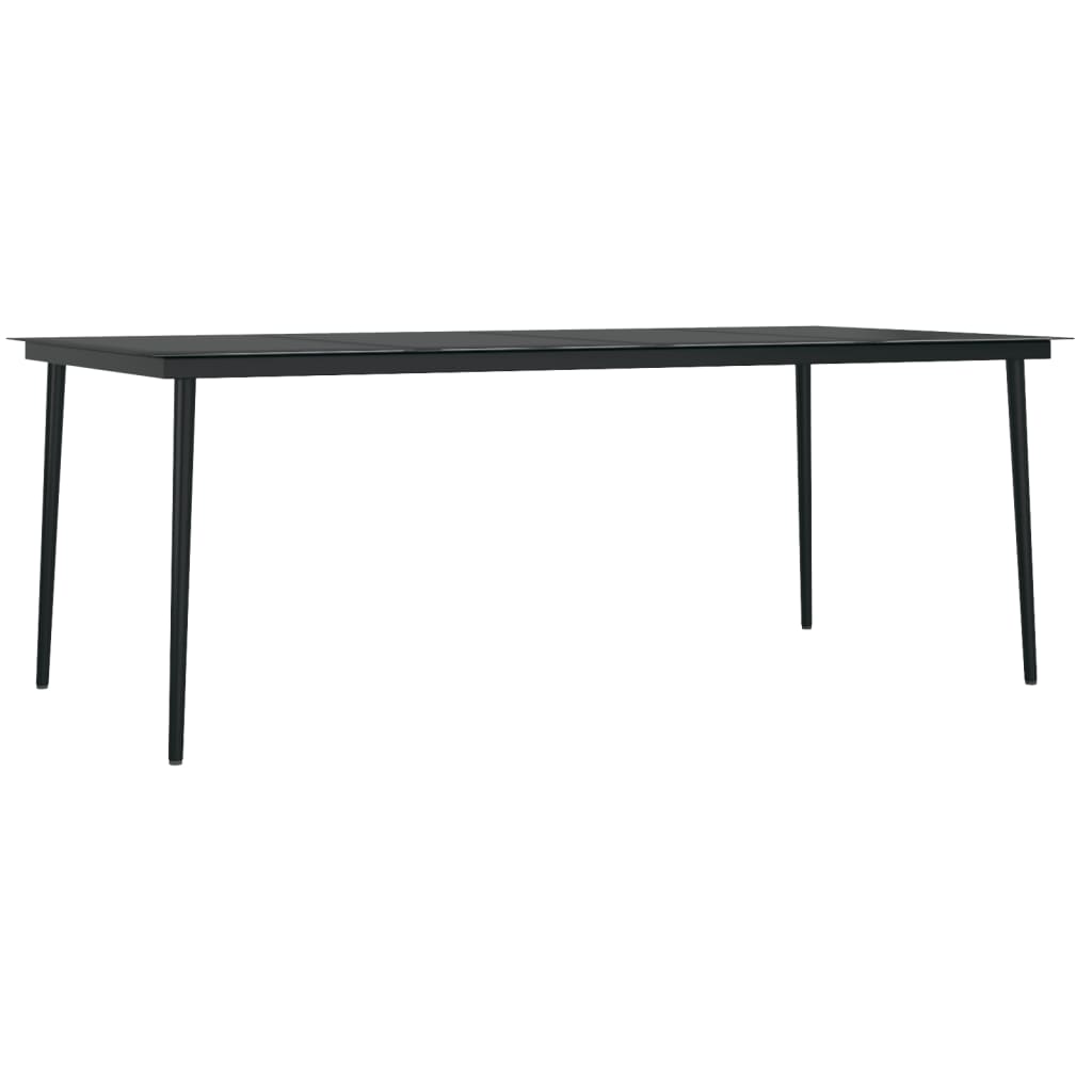 Set da Pranzo da Giardino 9 pz con Cuscini Grigio | homemem39