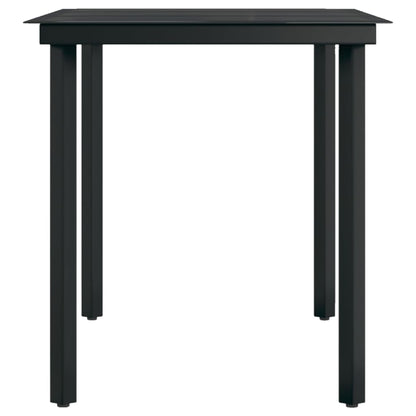 Set da Pranzo da Giardino 5 pz con Cuscini Grigio | homemem39