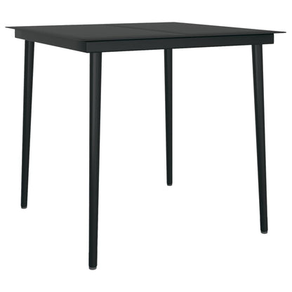 Set da Pranzo da Giardino 5 pz con Cuscini Grigio | homemem39