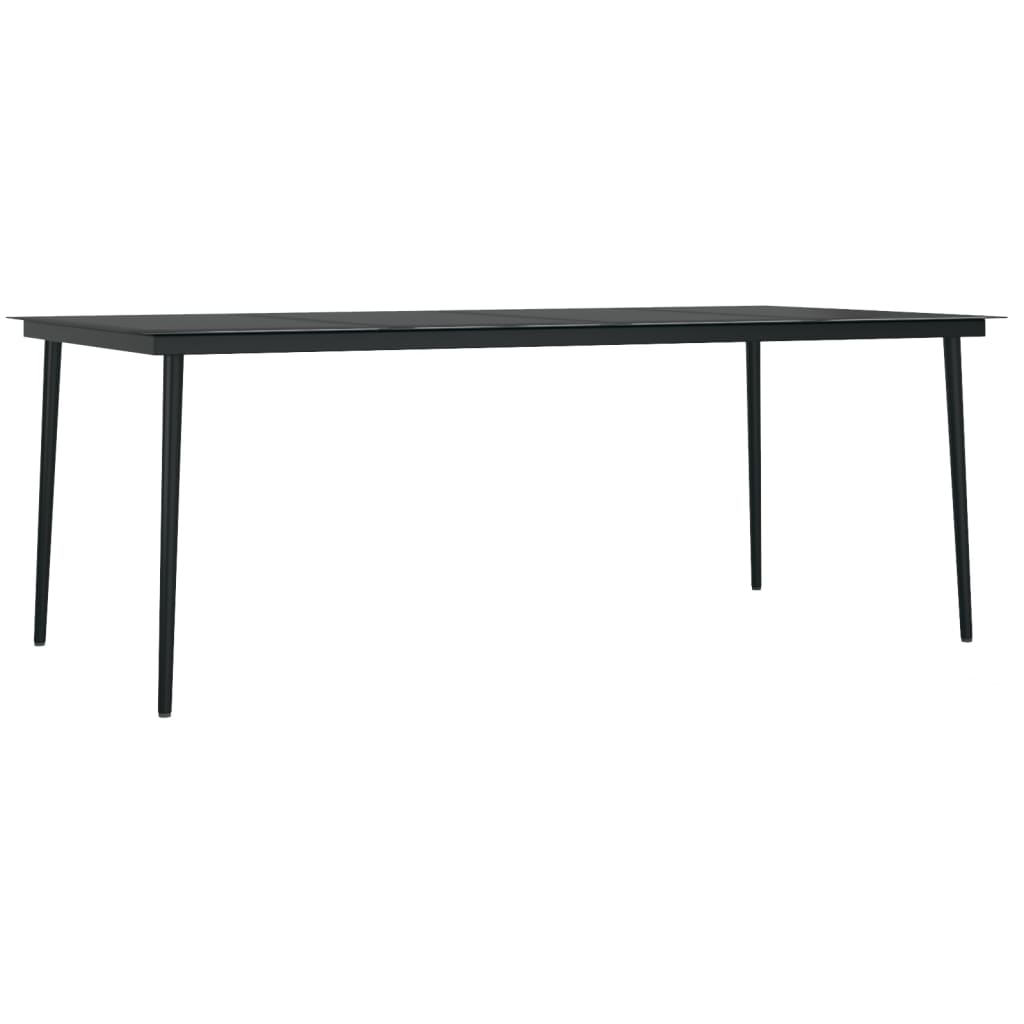 Set da Pranzo da Giardino 7 pz con Cuscini Grigio | homemem39