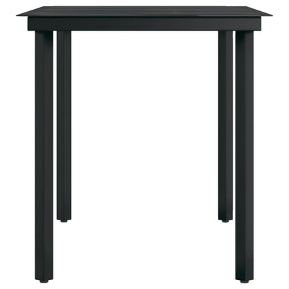 Set da Pranzo da Giardino 7 pz con Cuscini Grigio | homemem39
