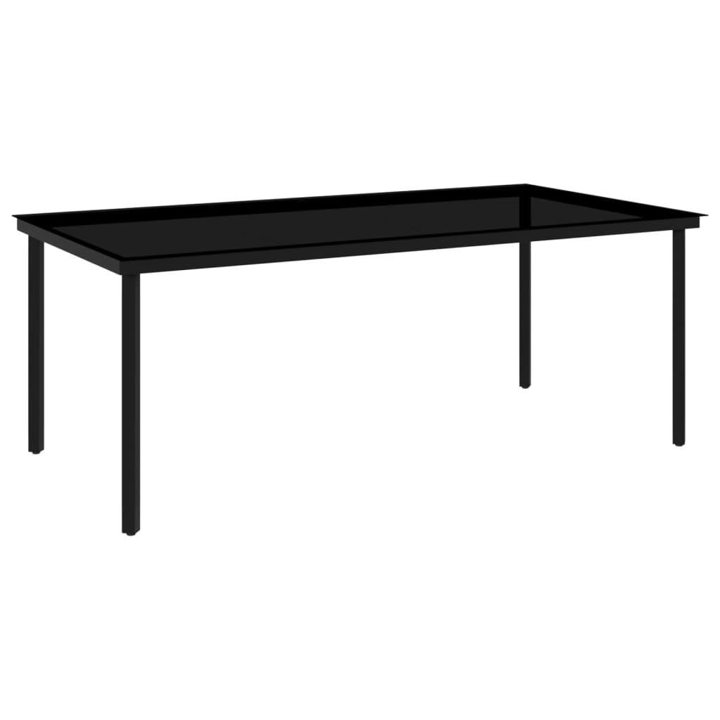 Set da Pranzo da Giardino 9 pz con Cuscini Grigio | homemem39