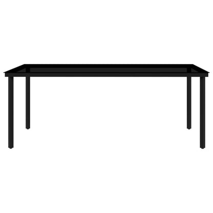 Set da Pranzo da Giardino 9 pz con Cuscini Grigio - homemem39