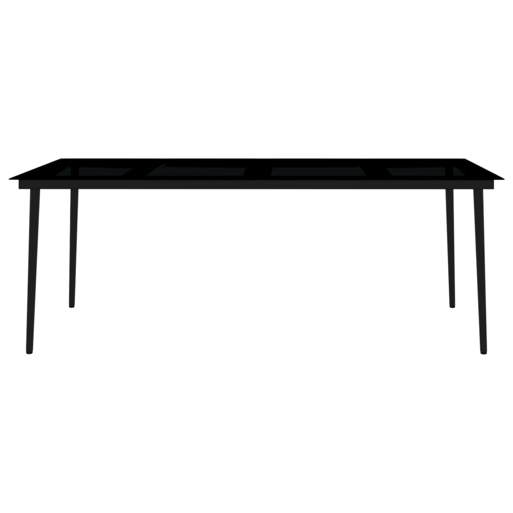 Set da Pranzo da Giardino 9 pz con Cuscini Grigio | homemem39