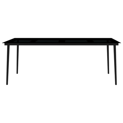 Set da Pranzo da Giardino 9 pz con Cuscini Grigio | homemem39