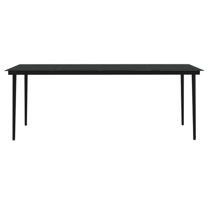 Set da Pranzo da Giardino 9 pz con Cuscini Marrone | homemem39