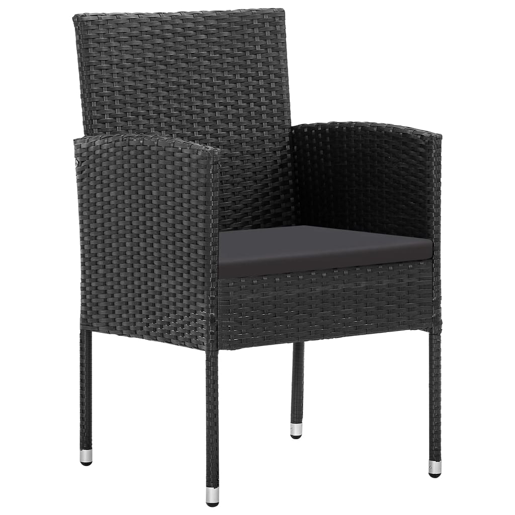 Set da Pranzo da Giardino 9 pz Nero | homemem39