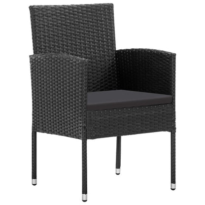 Set da Pranzo da Giardino 9 pz Nero | homemem39