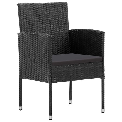Set da Pranzo da Giardino 9 pz Nero | homemem39