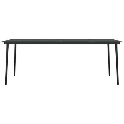 Set da Pranzo da Giardino 9 pz Nero | homemem39