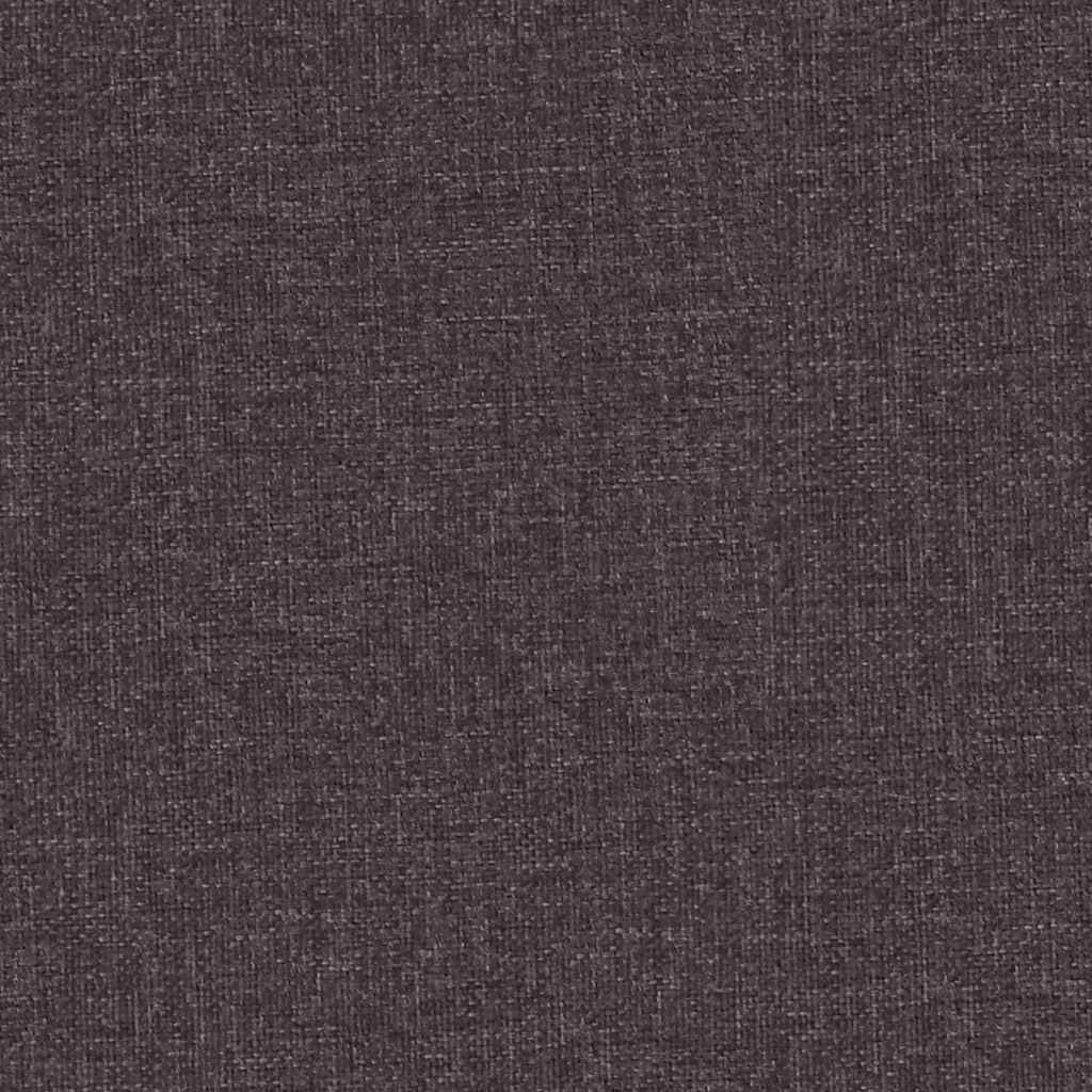 Poltrona Reclinabile Marrone Scuro in Tessuto