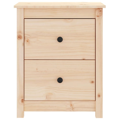 Comodino 50x35x61,5 cm in Legno Massello di Pino