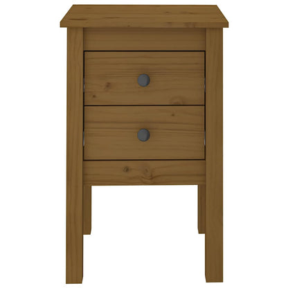 Comodini 2 pz ambra 40x35x61,5 cm in Legno Massello di Pino - homemem39
