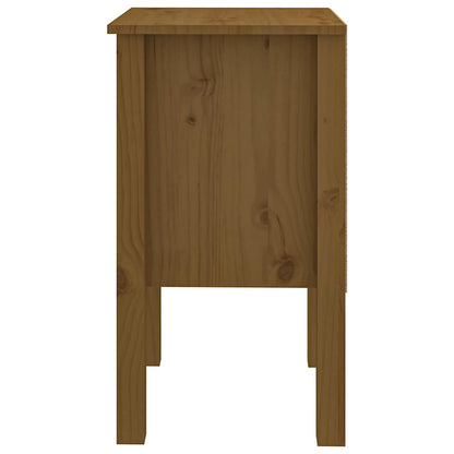 Comodini 2 pz ambra 40x35x61,5 cm in Legno Massello di Pino - homemem39