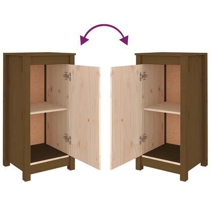 Credenza ambra 39x35x80 cm in Legno Massello di Pino - homemem39