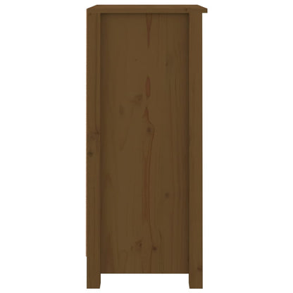 Credenze 2 pz Ambrate 40x35x80 cm in Legno Massello di Pino - homemem39