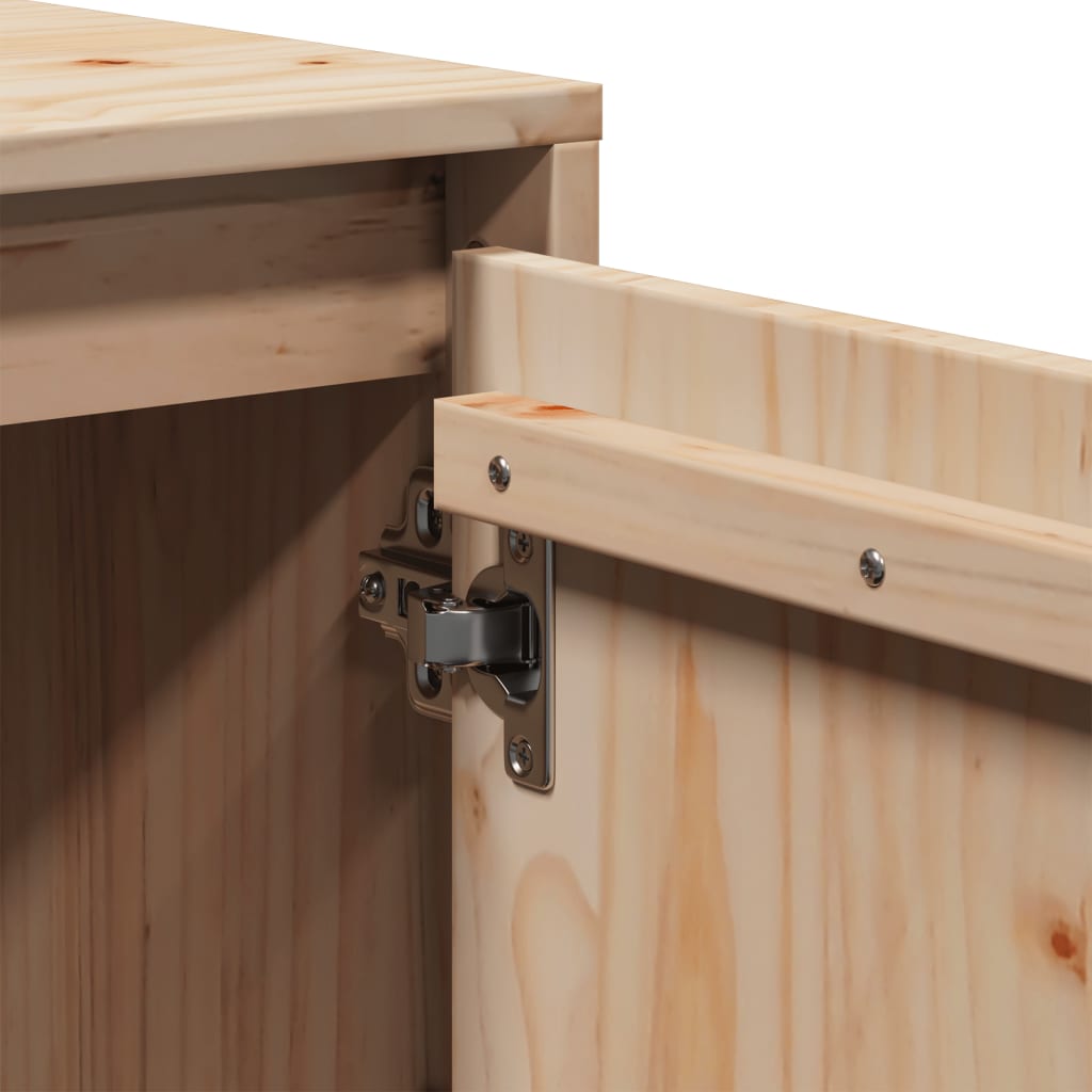 Mobile Porta TV 74x35x44 cm in Legno Massello di Pino - homemem39