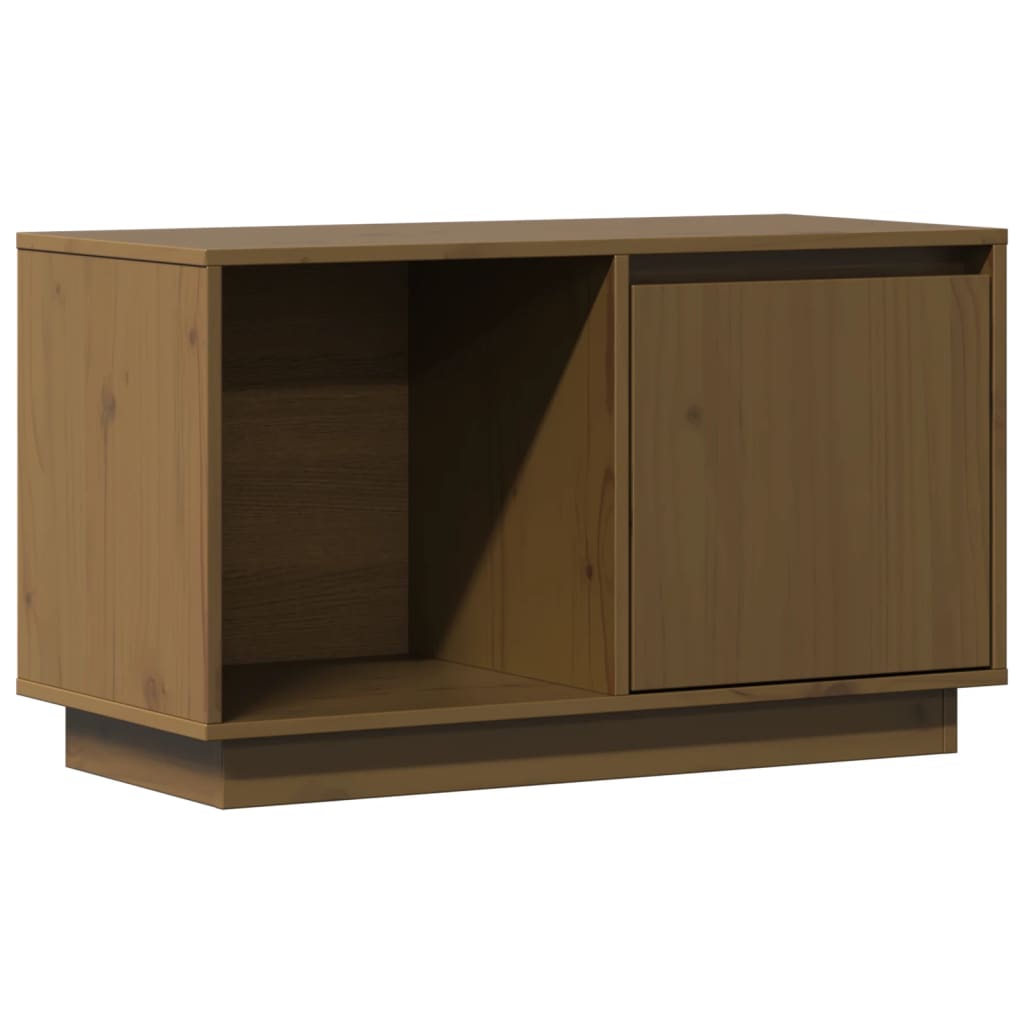 Mobile TV Ambra 74x35x44 cm in Legno Massello di Pino - homemem39
