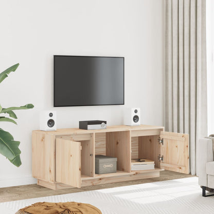 Mobile Porta TV 110,5x35x44 cm in Legno Massello di Pino - homemem39