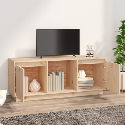 Mobile Porta TV 110,5x35x44 cm in Legno Massello di Pino