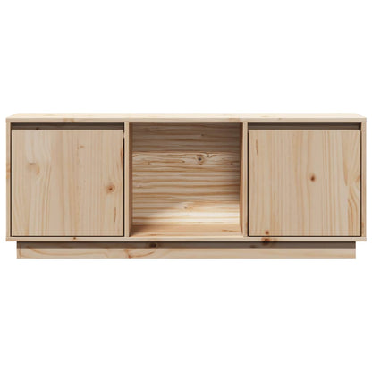 Mobile Porta TV 110,5x35x44 cm in Legno Massello di Pino - homemem39