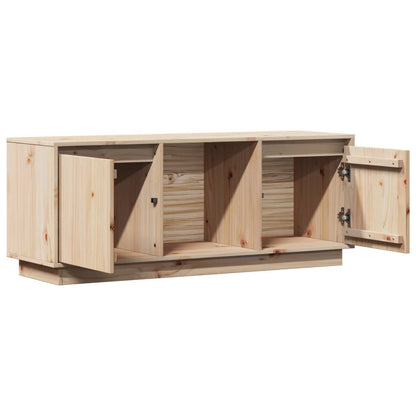 Mobile Porta TV 110,5x35x44 cm in Legno Massello di Pino - homemem39