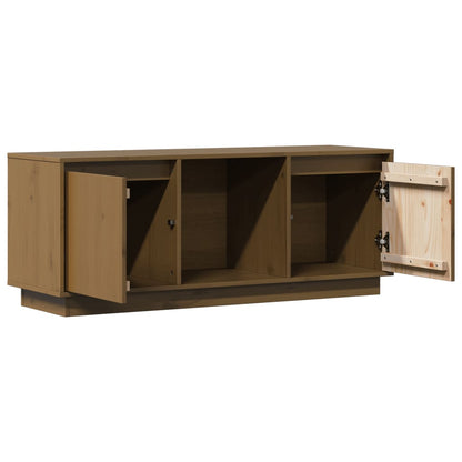 Mobile Porta TV Ambra 110,5x35x44 cm in Legno Massello di Pino - homemem39