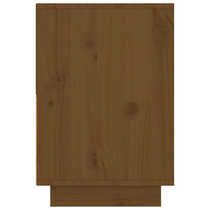 Comodini 2 pz Marrone Ambrato 60x34x51 cm in Legno di Pino - homemem39