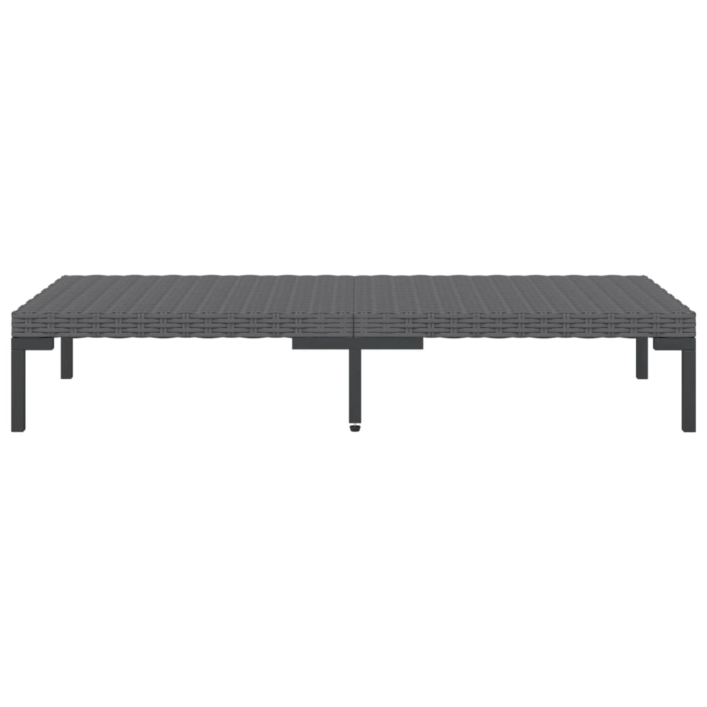 Divani da Giardino 6 pz con Cuscini in Polyrattan Grigio Scuro | homemem39
