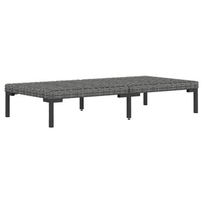 Divani da Giardino 8 pz con Cuscini in Polyrattan Grigio Scuro | homemem39