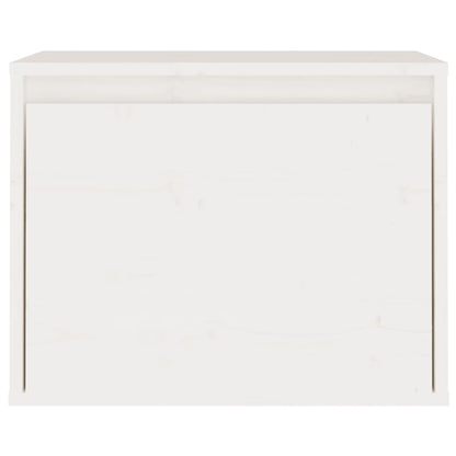 Mobili Porta TV 3 pz Bianchi in Legno Massello di Pino - homemem39