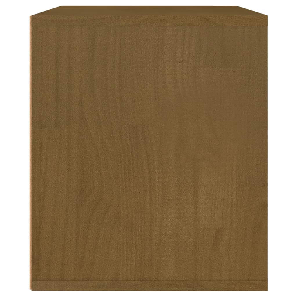 Mobili Porta TV 3 pz ambra in Legno Massello di Pino - homemem39