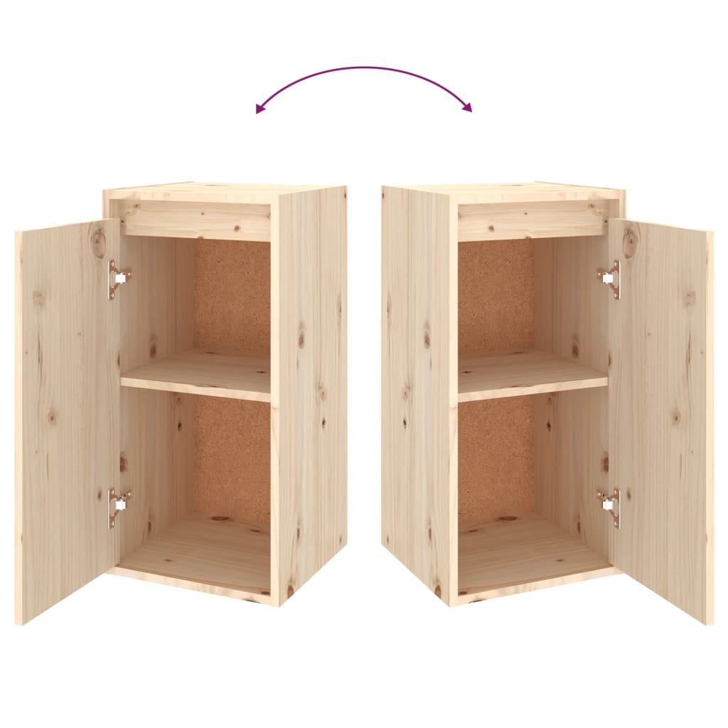 Mobili Porta TV 3 pz in Legno Massello di Pino