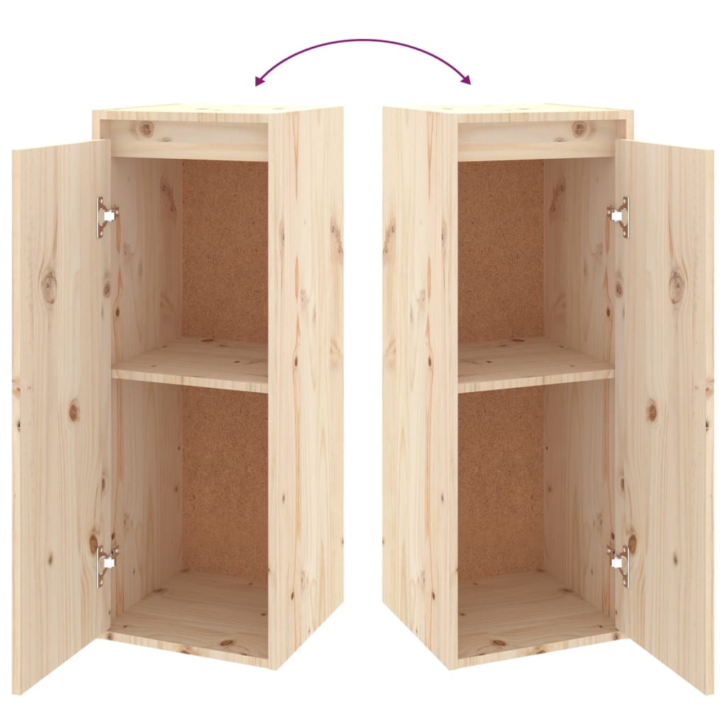 Mobili Porta TV 3 pz in Legno Massello di Pino