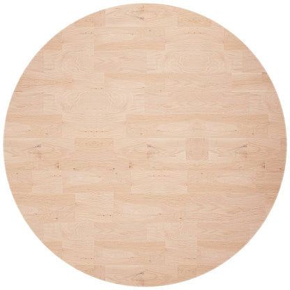 Piano Tavolo Rotondo Ø70x4 cm Massello di Rovere Non Trattato | homemem39