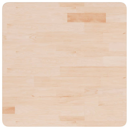 Piano Tavolo Quadrato 60x60x1,5 cm Massello Rovere Non Trattato | homemem39
