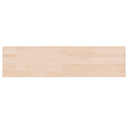 Ripiano 80x20x1,5 cm Legno Massello di Rovere Non Trattato | homemem39