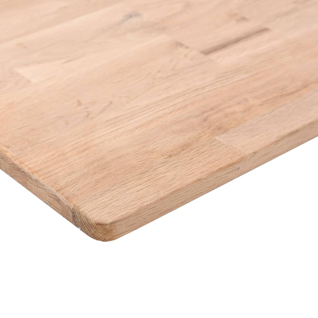 Ripiano 80x20x1,5 cm Legno Massello di Rovere Non Trattato | homemem39