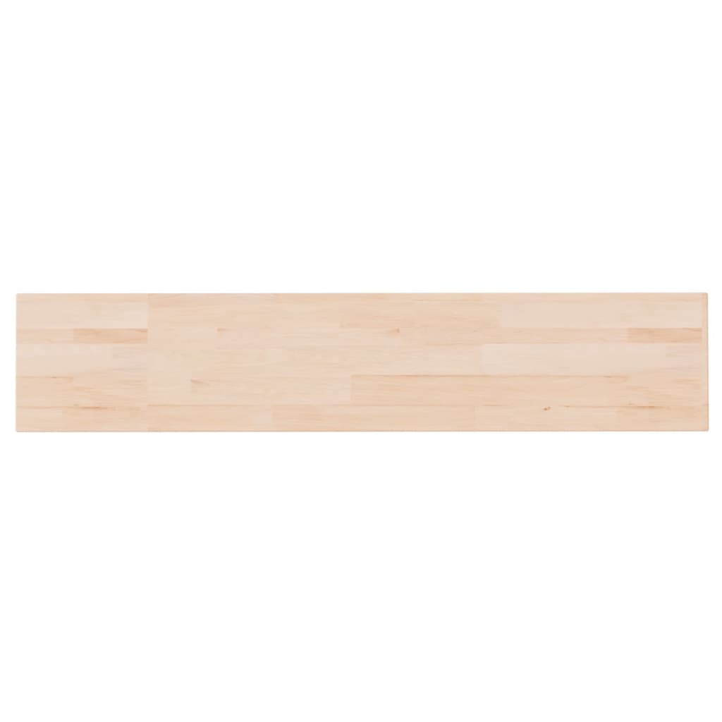 Ripiano 100x20x1,5 cm Legno Massello di Rovere Non Trattato | homemem39