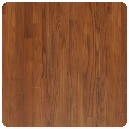 Piano Tavolo Quadrato Marrone Scuro 60x60x2,5cm Rovere Trattato