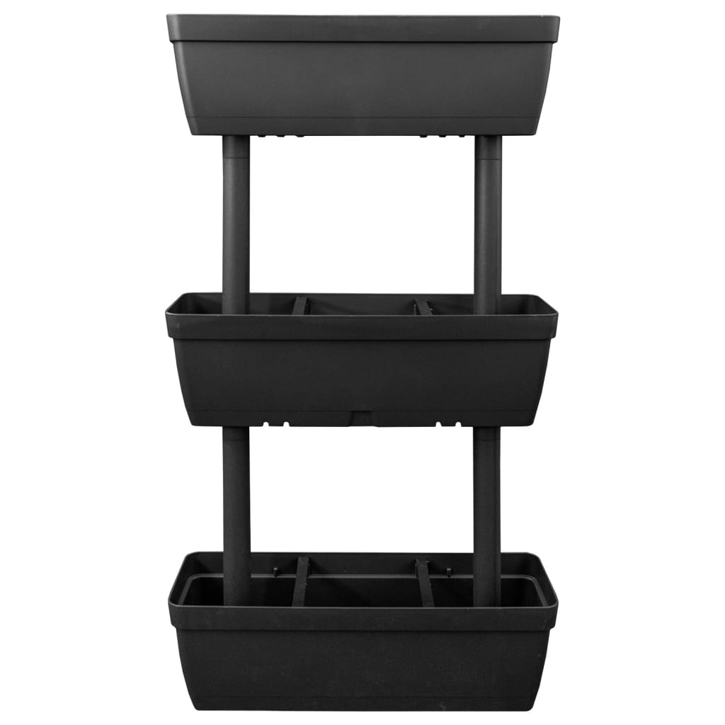 Fioriere da Giardino 3 pz 100 cm Antracite | homemem39